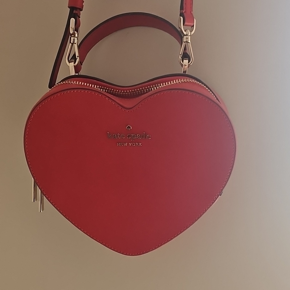 Kate Spade Red Crossbody Heart Bag